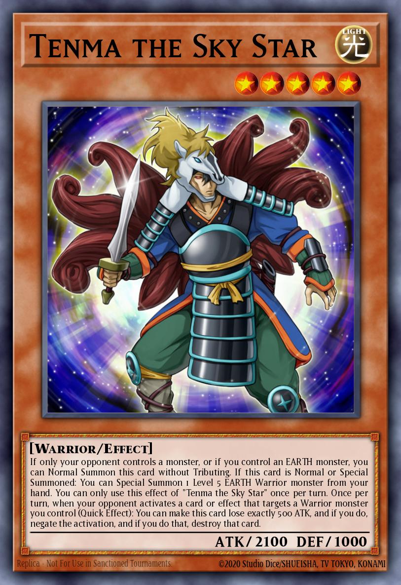 Tenma the Sky Star Ultra Rare BLRR-EN037 Battles of Legend Relentless Revenge Yugioh card