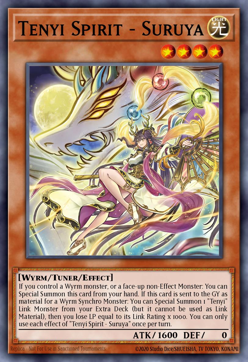Tenyi Spirit - Suruya Quarter Century Secret Rare SUDA-EN021 Supreme Darkness Yugioh card