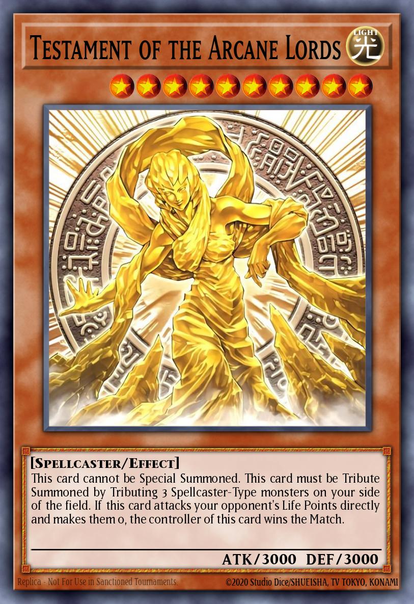 Testament of the Arcane Lords Ultra Rare WCPS-EN601 Yu-Gi-Oh! World Championship 2006 prize cards Yugioh card