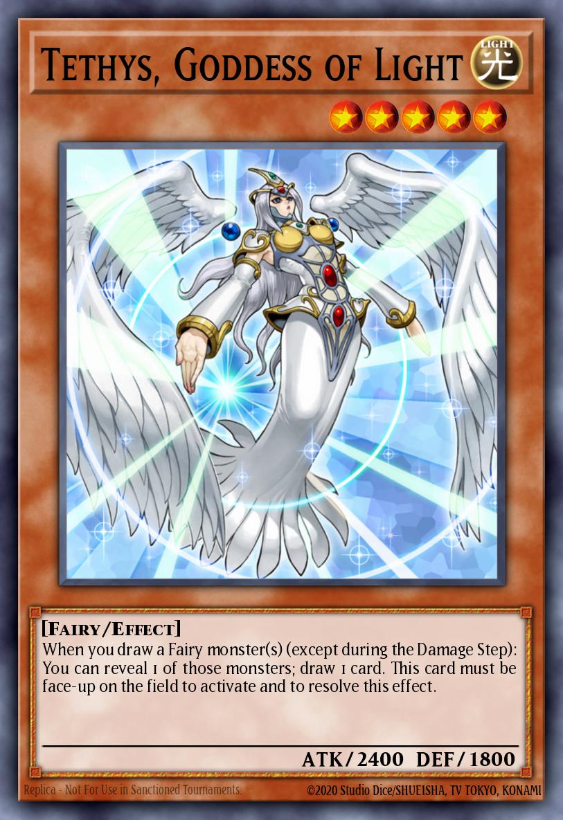 Tethys Goddess of Light Secret Rare CRMS-EN095 Crimson Crisis Yugioh card