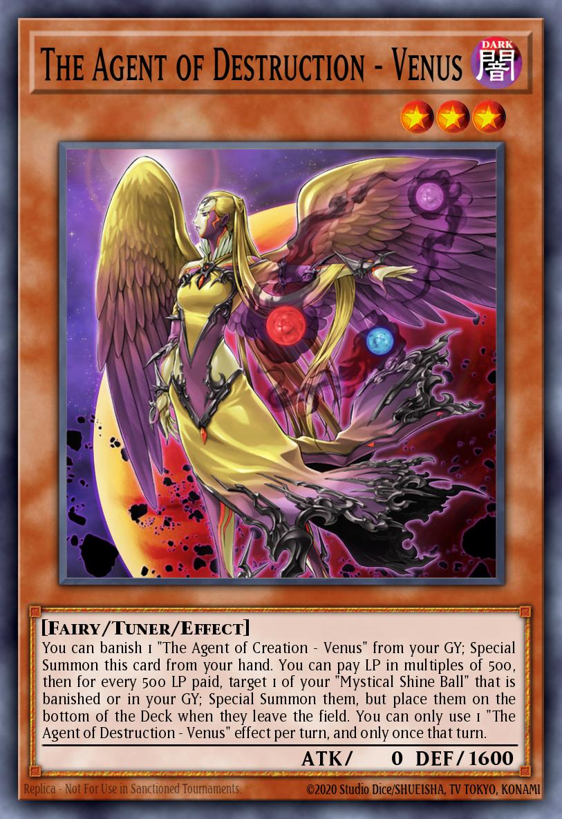 The Agent of Destruction - Venus Ultra Rare MP23-EN015 25th Anniversary Tin Dueling Heroes Mega Pack Yugioh card