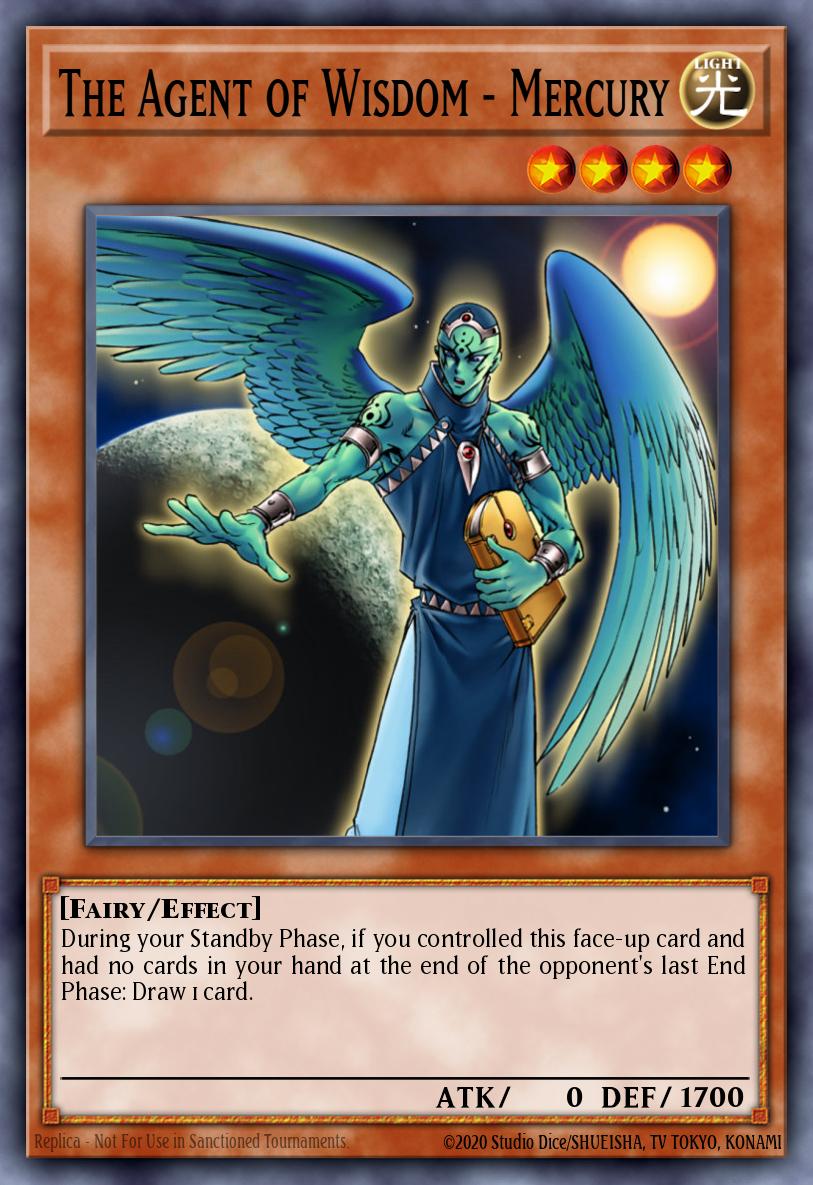 The Agent of Wisdom - Mercury Rare AST-007 Ancient Sanctuary Yugioh card