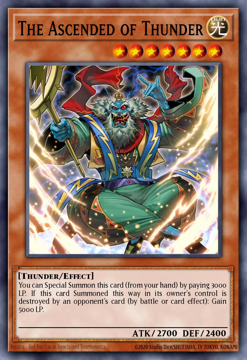 The Ascended of Thunder Common MP18-EN060 2018 Mega-Tin Mega Pack Yugioh card