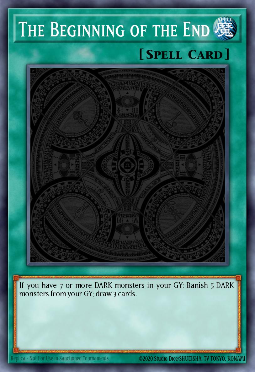 The Beginning of the End Super Rare DESO-EN053 Destiny Soldiers Yugioh card