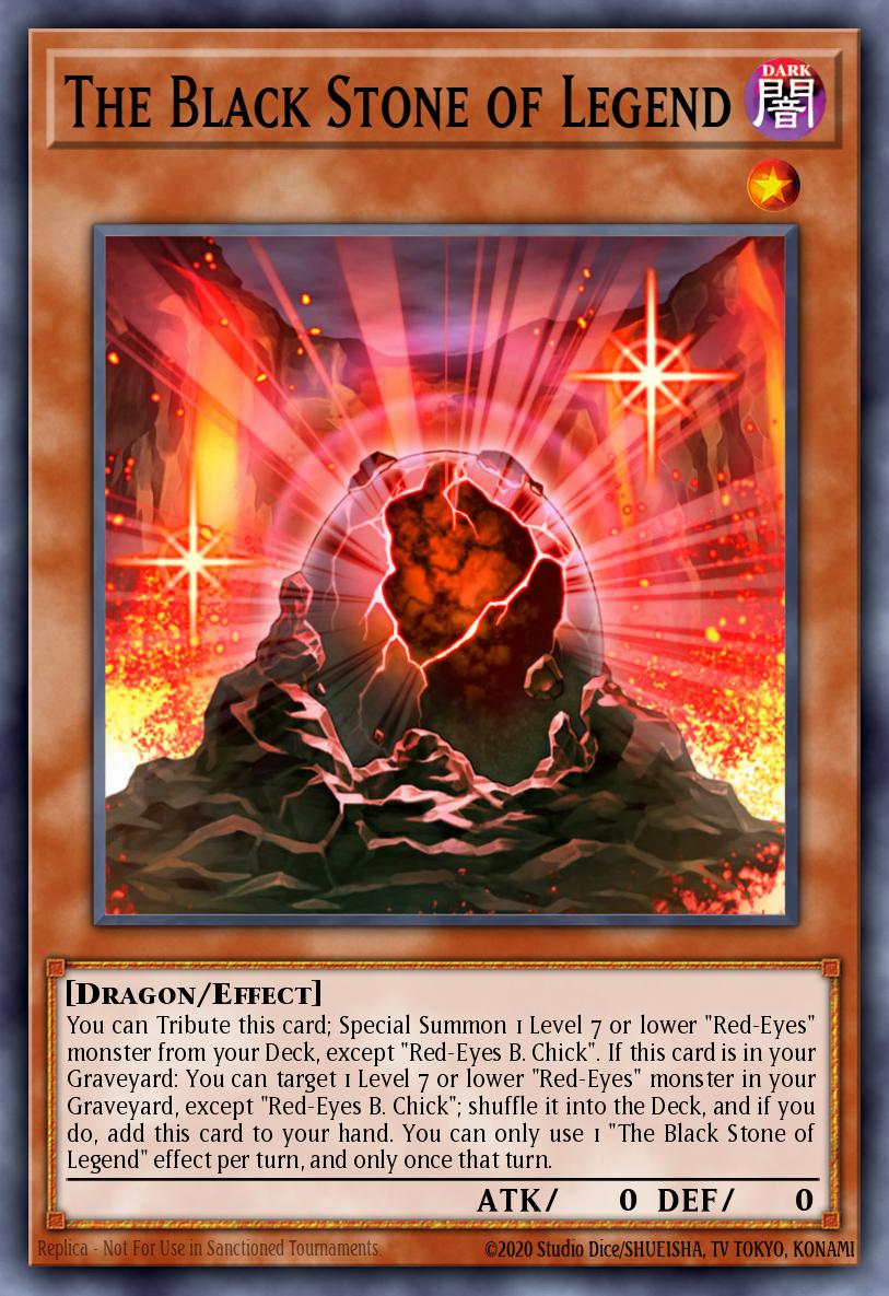 The Black Stone of Legend Secret Rare CORE-EN021 Clash of Rebellions Yugioh card