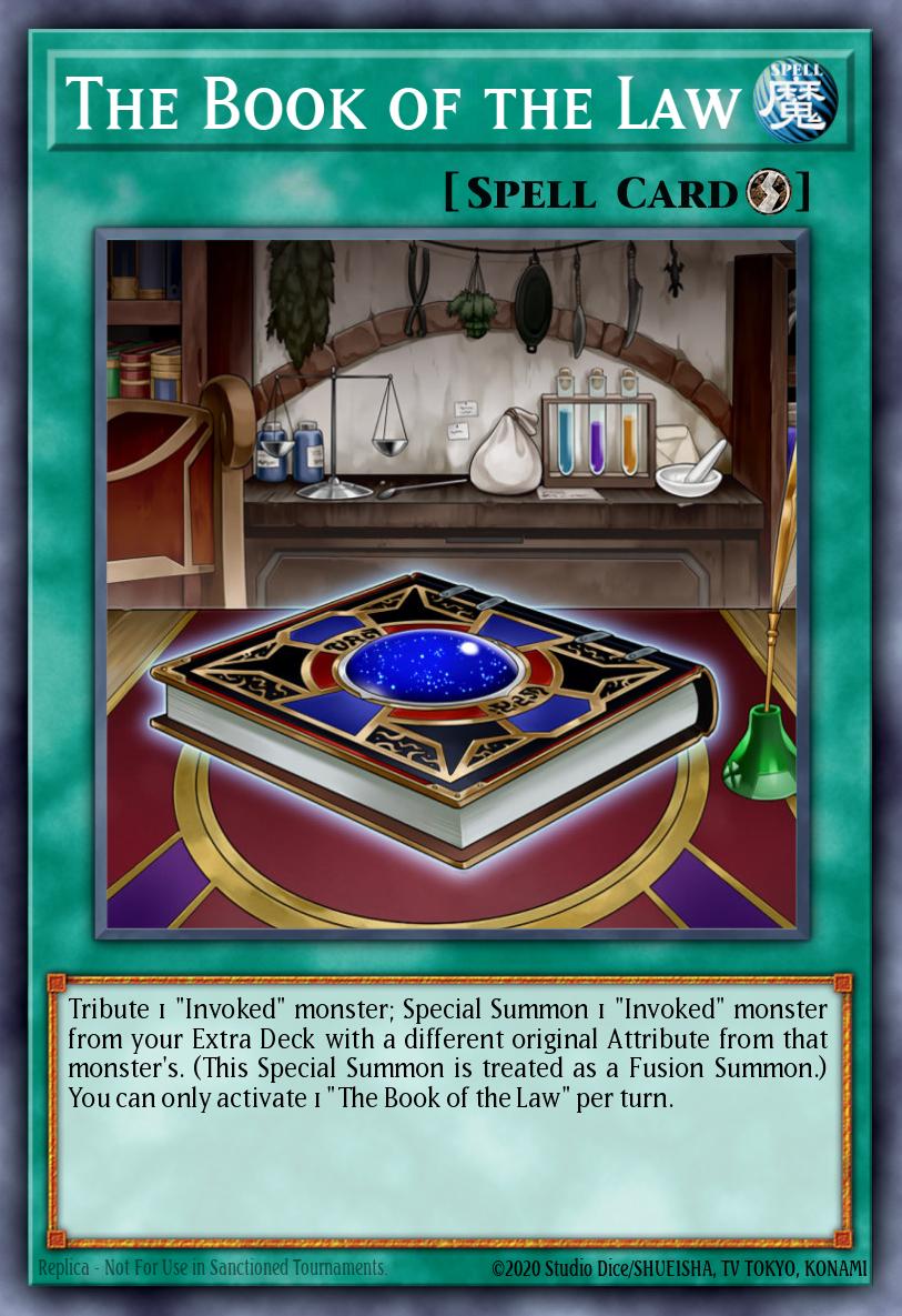 The Book of the Law Secret Rare FUEN-EN036 Fusion Enforcers Yugioh card