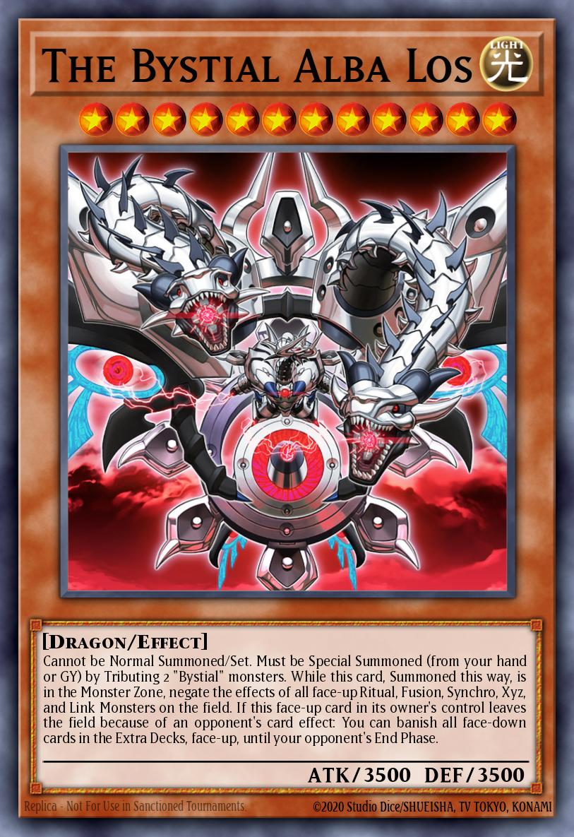 The Bystial Alba Los Rare MP23-EN161 25th Anniversary Tin Dueling Heroes Mega Pack Yugioh card