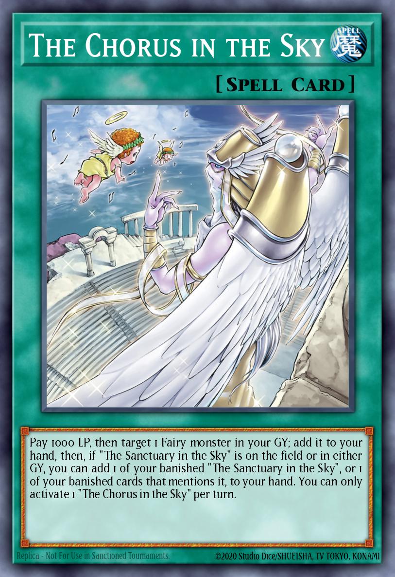 The Chorus in the Sky Ultra Rare GFP2-EN012 Ghosts From the Past The 2nd Haunting Yugioh card