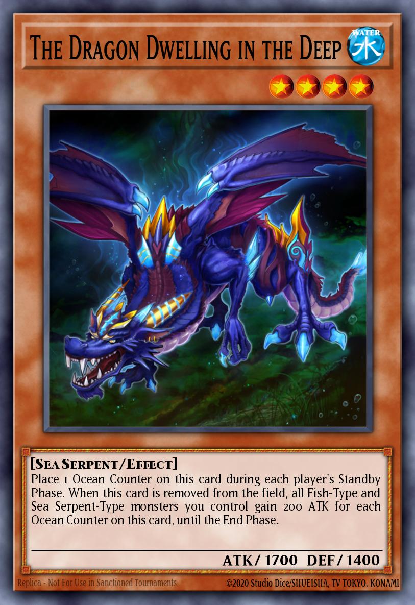 The Dragon Dwelling in the Deep Super Rare ABPF-EN086 Absolute Powerforce Yugioh card