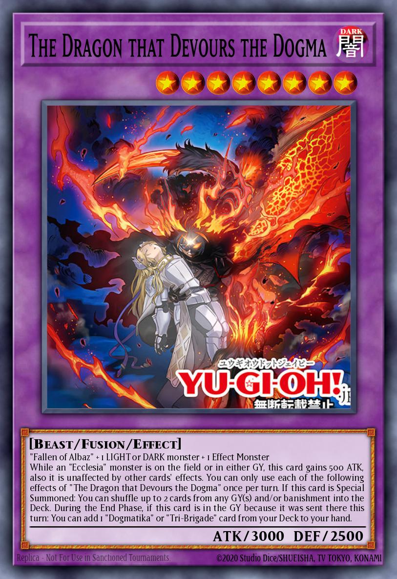The Dragon that Devours the Dogma New CH01-EN041 THE CHRONICLES DECK: The Fallen & The Virtuous (All-Foil Edition) Yugioh card
