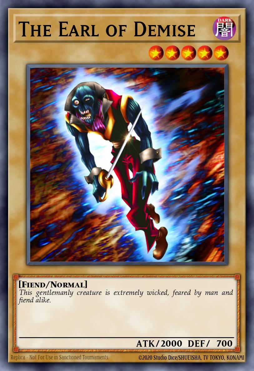 The Earl of Demise Common DB1-EN250 Dark Beginning 1 Yugioh card