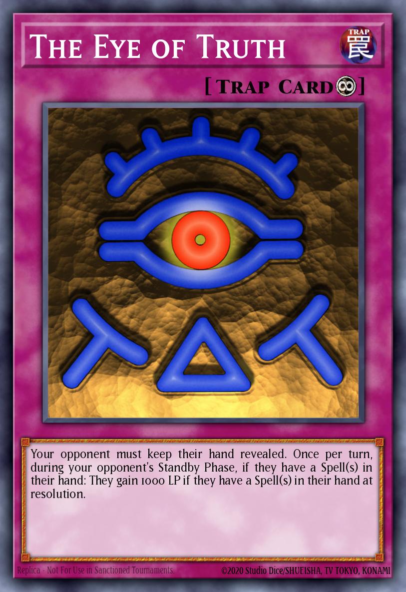 The Eye of Truth Common DB1-EN074 Dark Beginning 1 Yugioh card