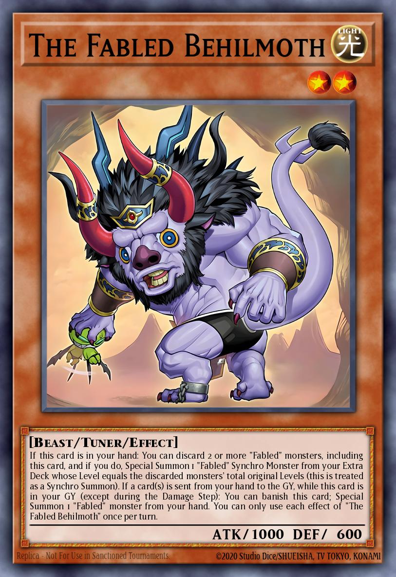 The Fabled Behilmoth New BLMM-EN012 Battles of Legend Monster Mayhem Yugioh card