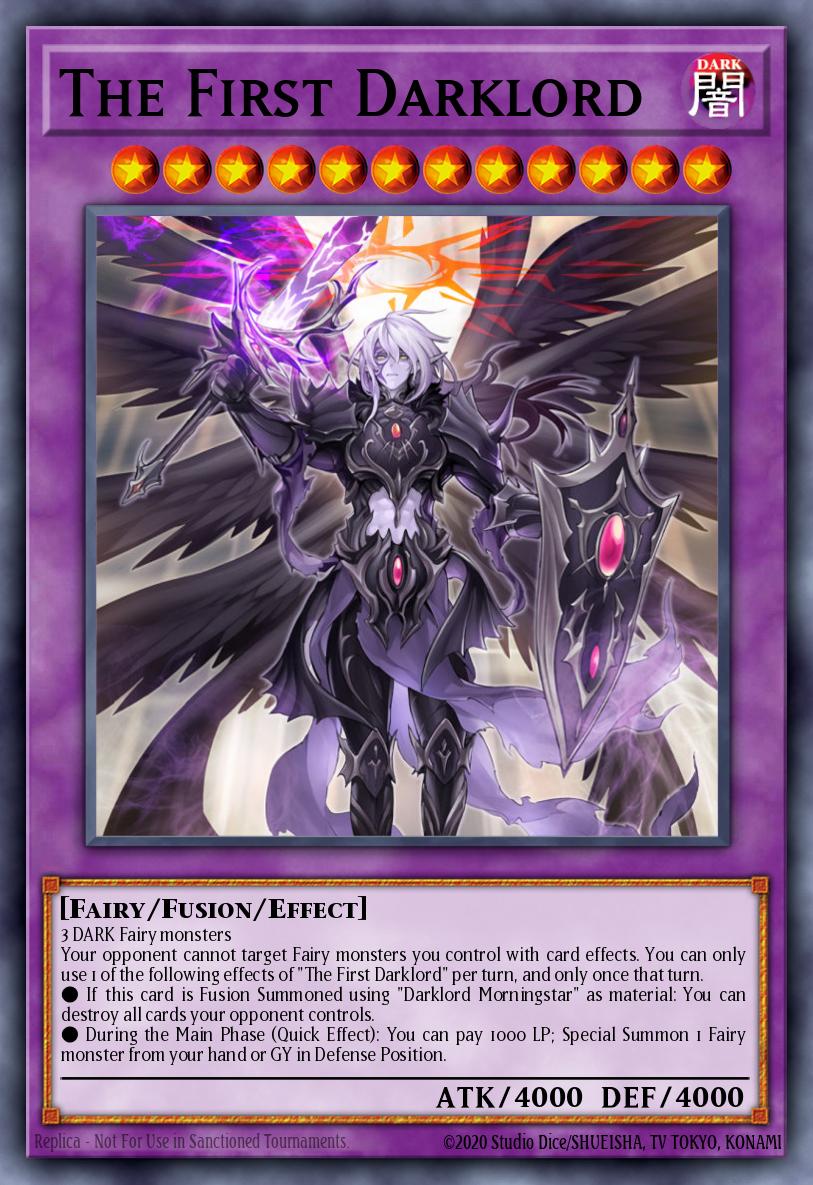 The First Darklord Rare MZMU-EN100 Maze of Muertos Yugioh card