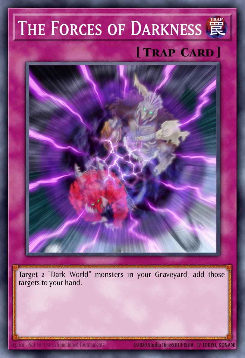 The Forces of Darkness Common DR04-EN111 Dark Revelation Volume 4 Yugioh card