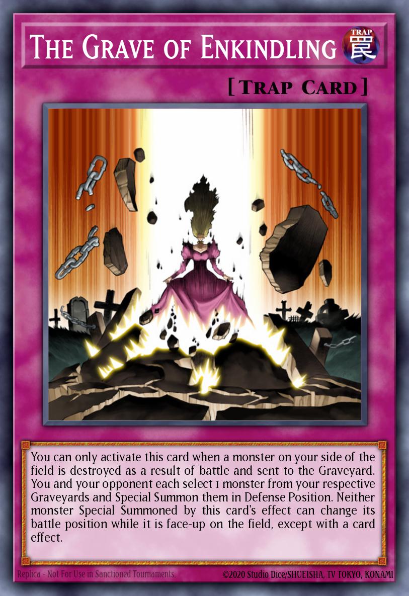 The Grave of Enkindling Super Rare DP2-EN030 Duelist Pack Chazz Princeton Yugioh card