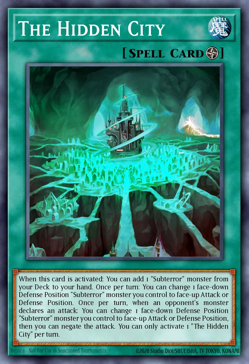 The Hidden City Ultra Rare BLGG-EN115 Battles of Legend: Glorious Gallery Yugioh card
