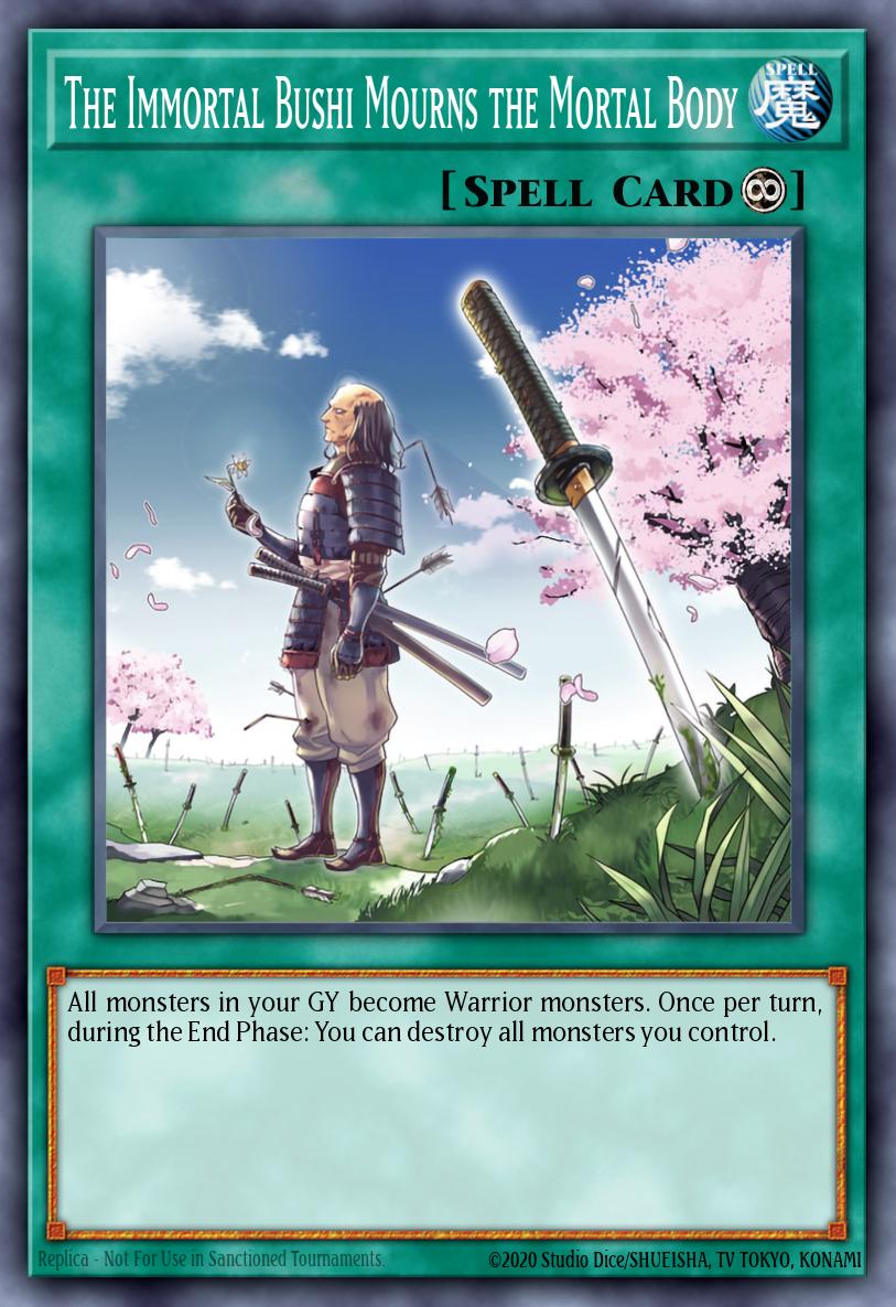 The Immortal Bushi Mourns the Mortal Body Common MP24-EN397 25th Anniversary Tin Dueling Mirrors Yugioh card