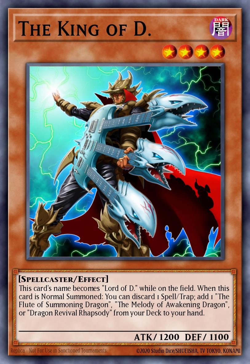 The King of D Ultra Rare MP25-EN267 2025 Mega-Pack Tin Yugioh card