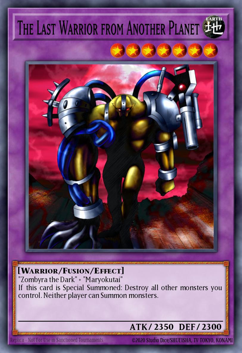 The Last Warrior from Another Planet Super Rare DB2-EN012 Dark Beginning 2 Yugioh card