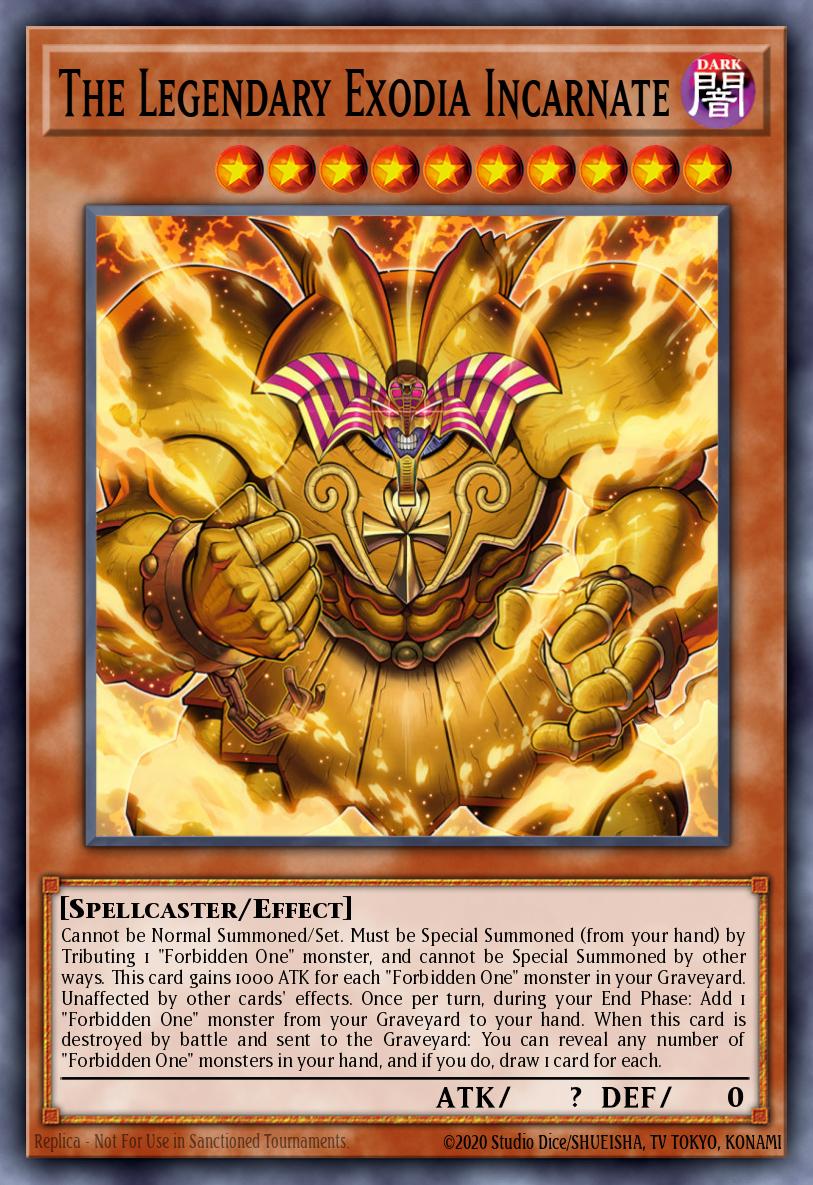 The Legendary Exodia Incarnate Quarter Century Secret Rare BLTR-EN051 Battles of Legend Terminal Revenge Yugioh card