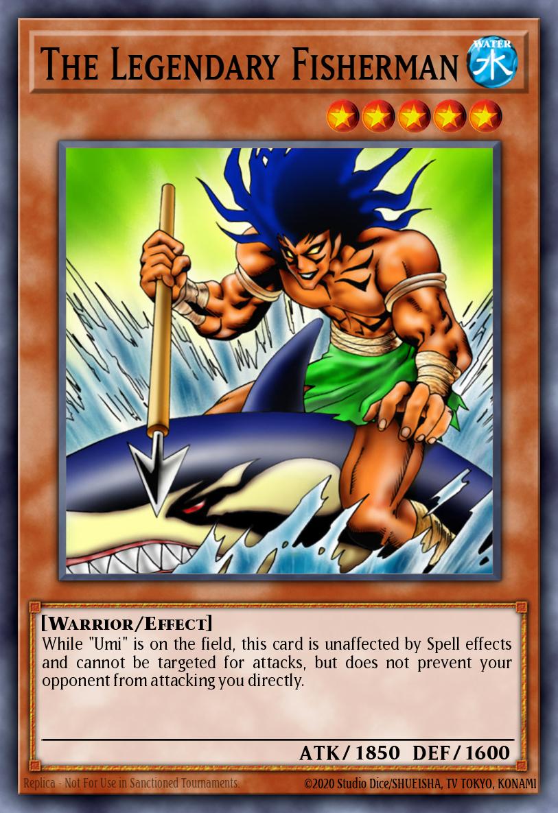 The Legendary Fisherman Rare DB1-EN190 Dark Beginning 1 Yugioh card