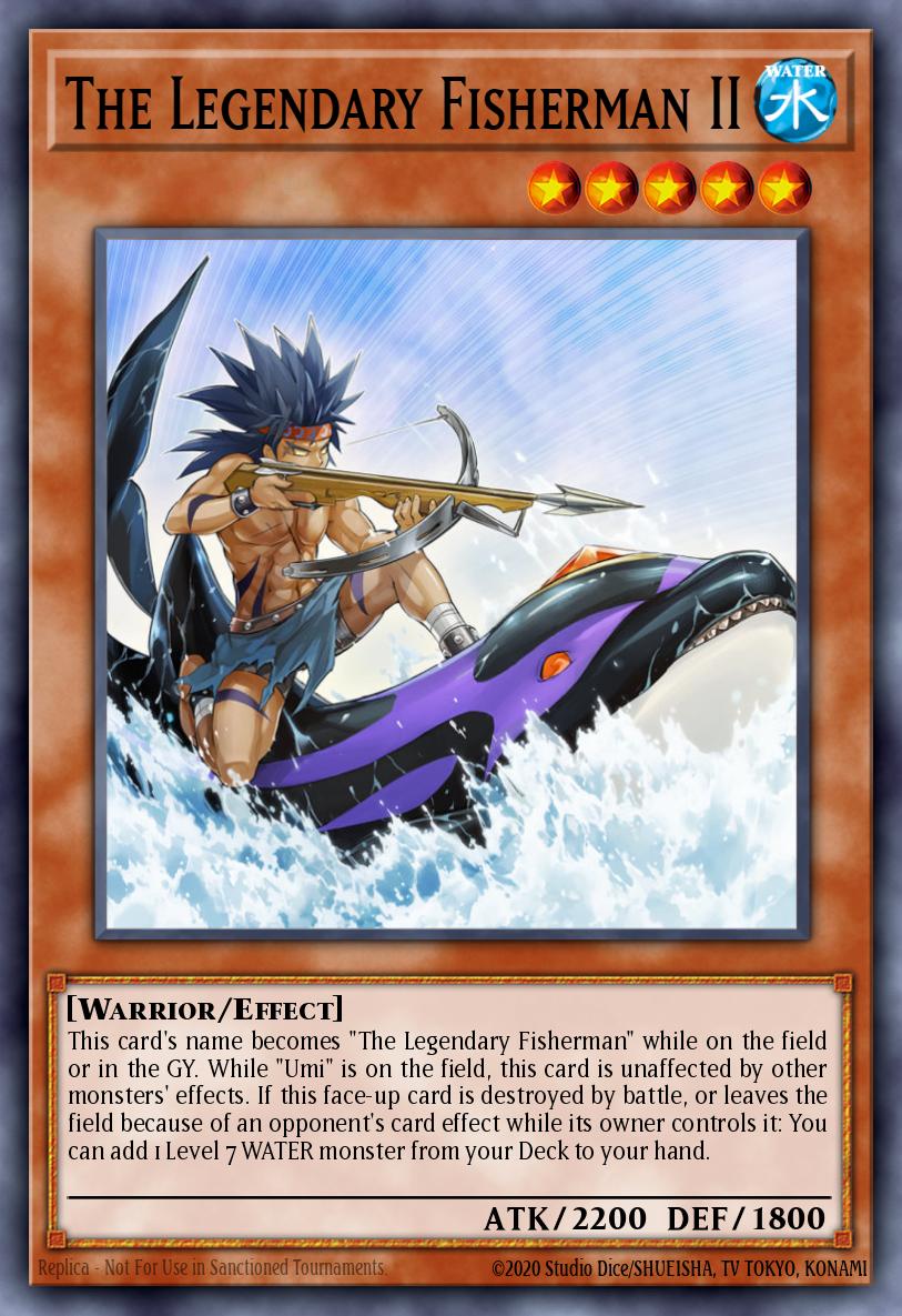 The Legendary Fisherman II Super Rare LEDU-EN015 Legendary Duelists Yugioh card