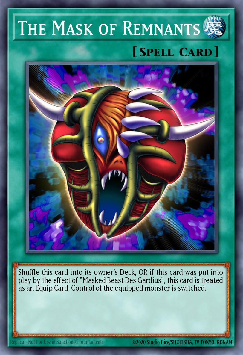 The Mask of Remnants Common SBCB-EN119 Speed Duel Battle City Box Yugioh card