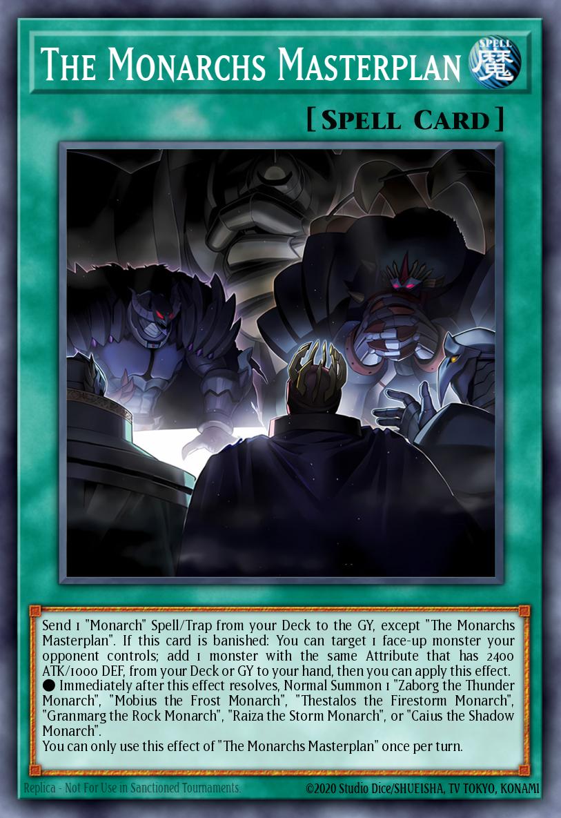 The Monarchs Masterplan Super Rare OP29-EN012 OTS Tournament Pack 29 Yugioh card