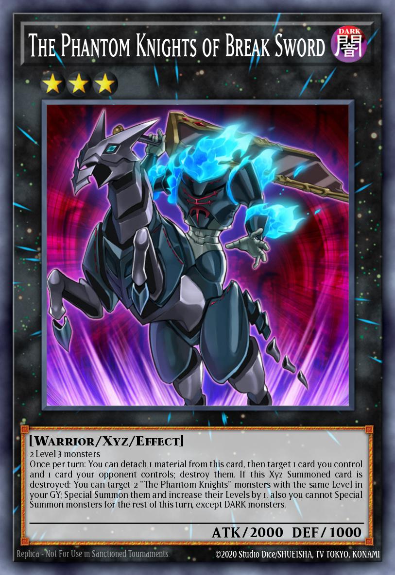 The Phantom Knights of Break Sword Collector's Rare RA02-EN035 25th Anniversary Rarity Collection II Yugioh card