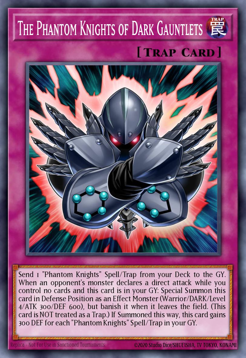 The Phantom Knights of Dark Gauntlets Common LEHD-ENC26 Legendary Hero Decks Yugioh card