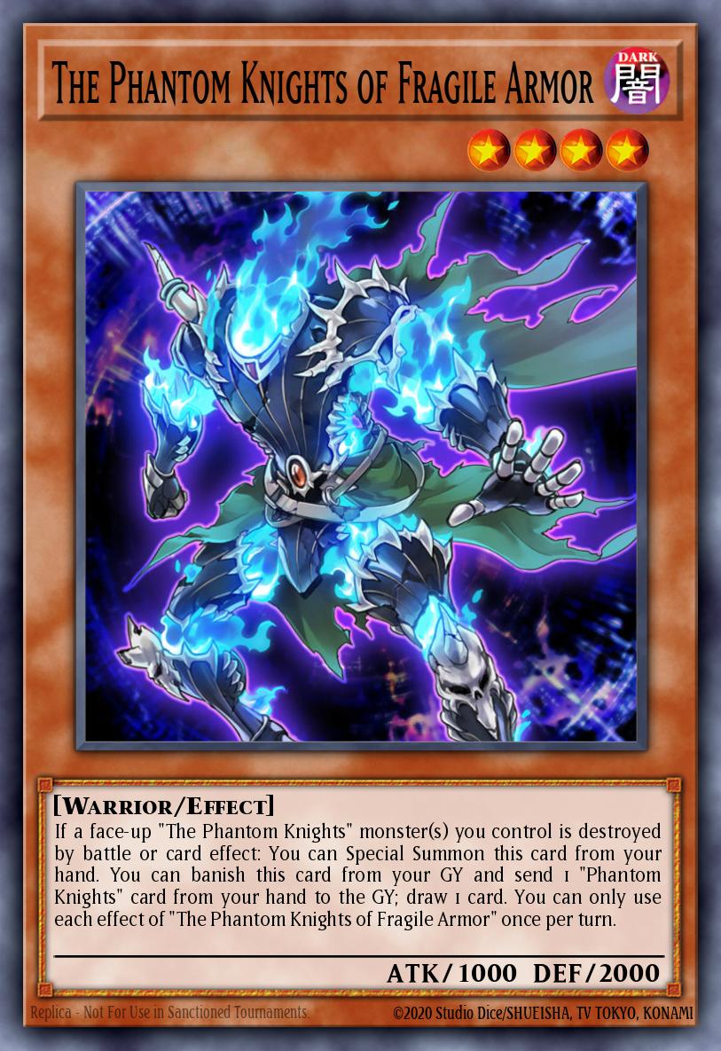 The Phantom Knights of Fragile Armor Common LEHD-ENC05 Legendary Hero Decks Yugioh card