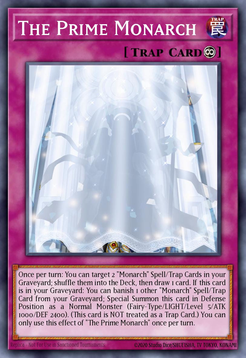The Prime Monarch Common SR01-EN034 Emperor of Darkness Structure Deck Yugioh card