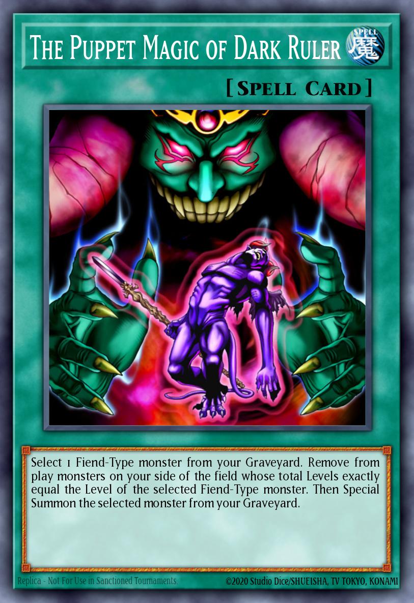 The Puppet Magic of Dark Ruler Common DB2-EN134 Dark Beginning 2 Yugioh card