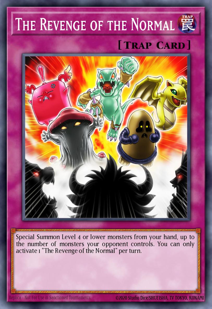 The Revenge of the Normal Common MP19-EN214 2019 Gold Sarcophagus Tin Mega Pack Yugioh card