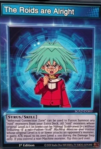 The Roids are Alright Common SGX2-ENS03 Speed Duel GX Midterm Paradox Yugioh card