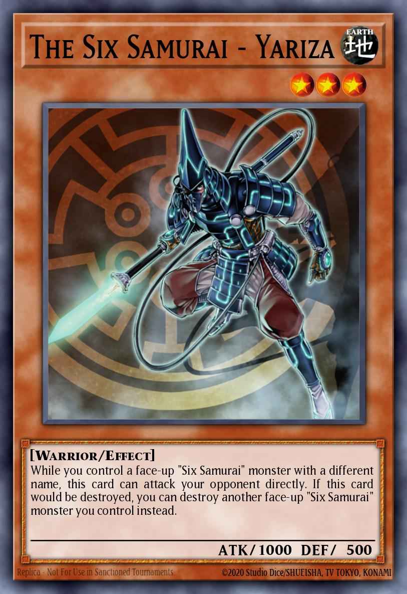 The Six Samurai - Yariza Common GLD2-EN019 Gold Series 2009 Yugioh card