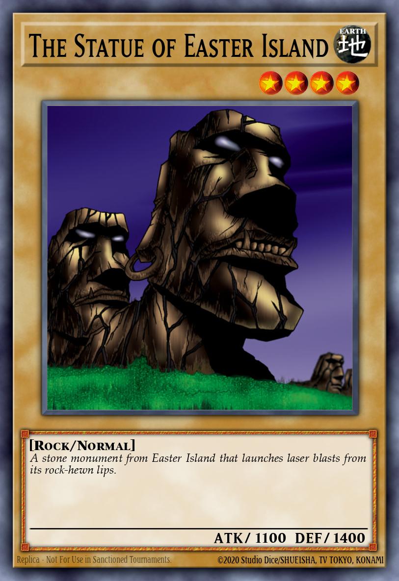 The Statue of Easter Island Common DB2-EN088 Dark Beginning 2 Yugioh card
