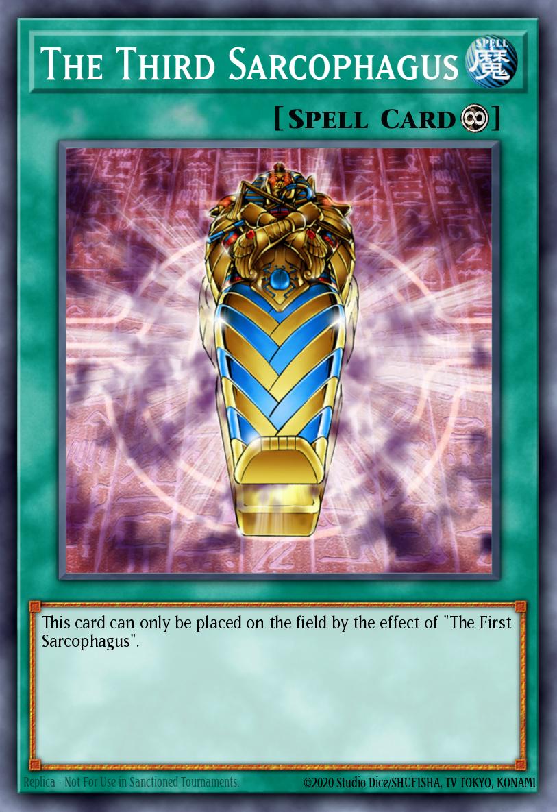 The Third Sarcophagus Short Print AST-099 Ancient Sanctuary Yugioh card