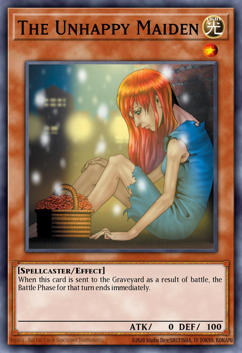 The Unhappy Maiden Common DB2-EN079 Dark Beginning 2 Yugioh card