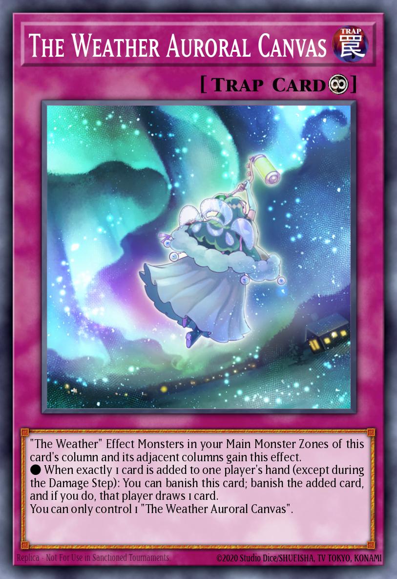 The Weather Auroral Canvas Super Rare SPWA-EN041 Spirit Warriors Yugioh card