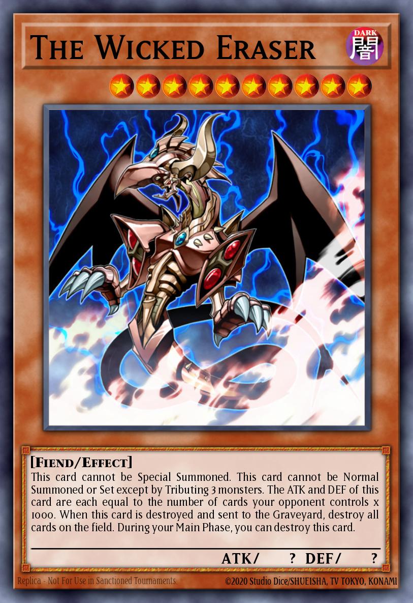 The Wicked Eraser Super Rare CT07-EN011 Collectible Tins 2010 Wave 1 Yugioh card