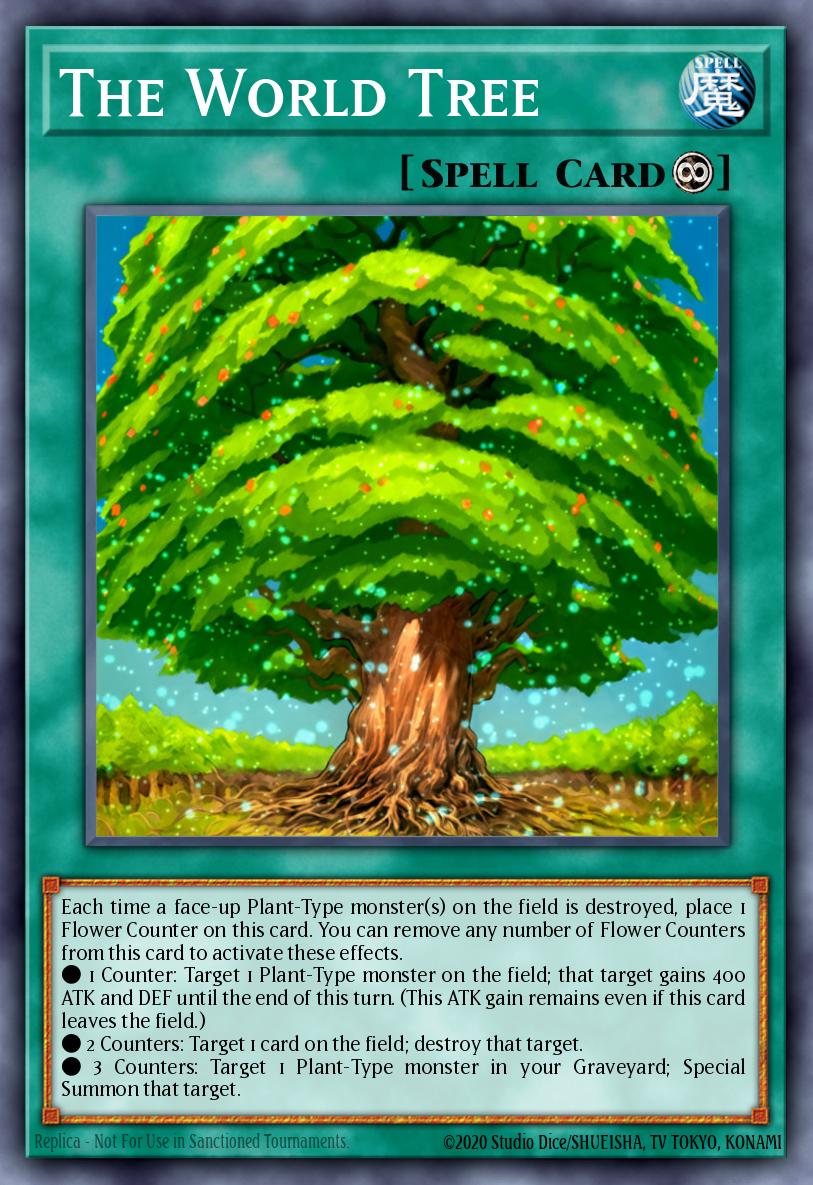 The World Tree Rare CSOC-EN059 Crossroads of Chaos Yugioh card