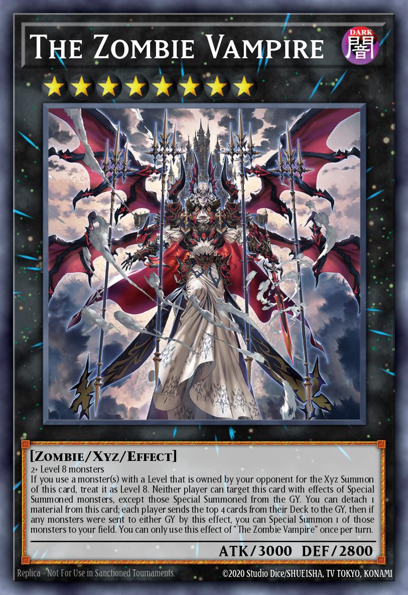 The Zombie Vampire Ultra Rare CH02-EN047 THE CHRONICLES DECK: Spirit Charmers (All-Foil Edition) Yugioh card