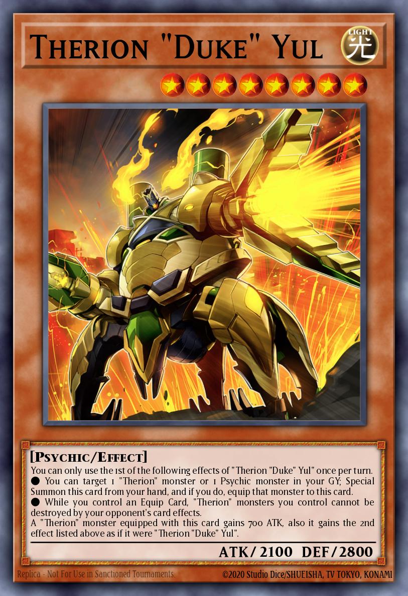 Therion Duke Yul Super Rare MP23-EN061 25th Anniversary Tin Dueling Heroes Mega Pack Yugioh card