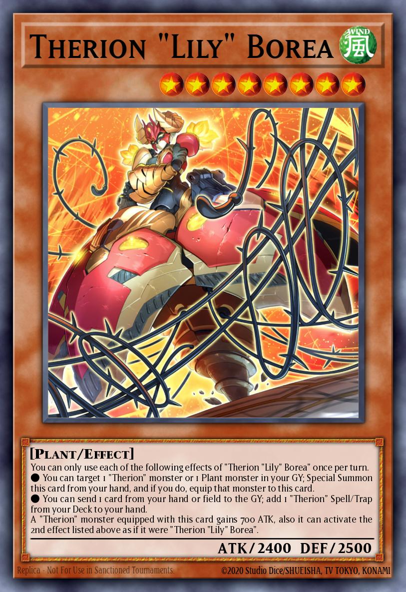 Therion Lily Borea Prismatic Secret Rare MP23-EN062 25th Anniversary Tin Dueling Heroes Mega Pack Yugioh card