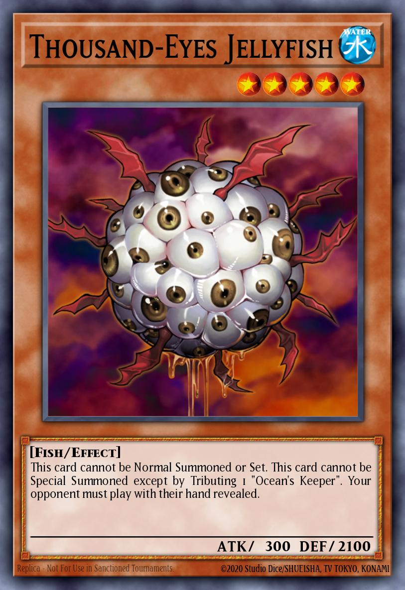 Thousand-Eyes Jellyfish Rare TAEV-EN082 Tactical Evolution Yugioh card