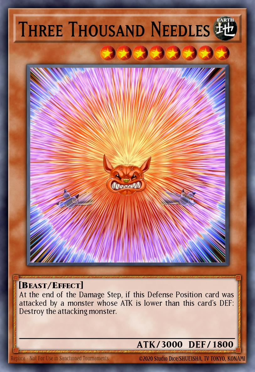 Three Thousand Needles Short Print REDU-EN039 Return of the Duelist Yugioh card