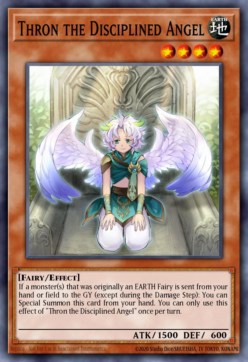Thron the Disciplined Angel Rare MP22-EN106 2022 Tin of the Pharaohs Gods Yugioh card