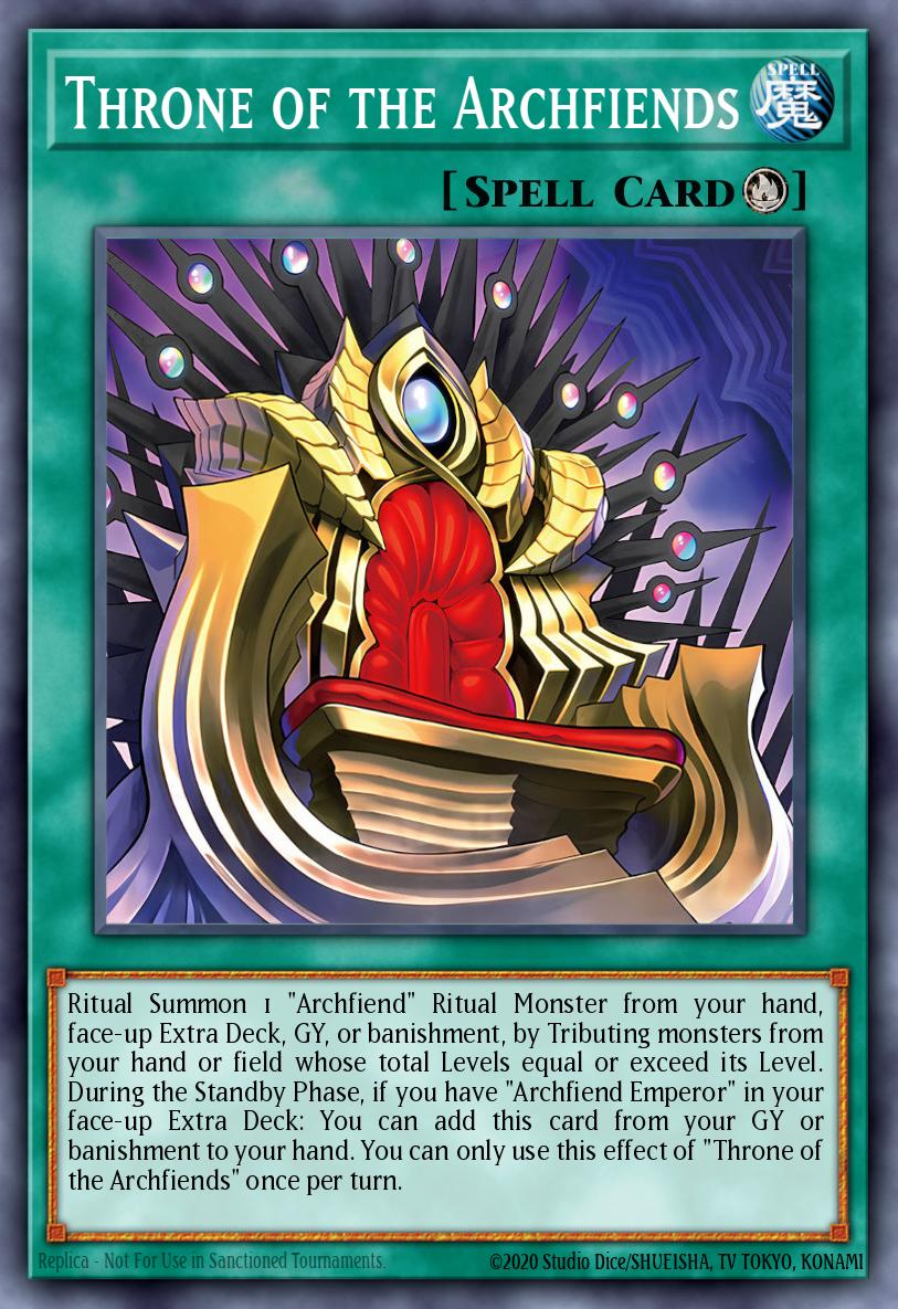 Throne of the Archfiends Common BPRO-EN059 Burst Protocol Yugioh card